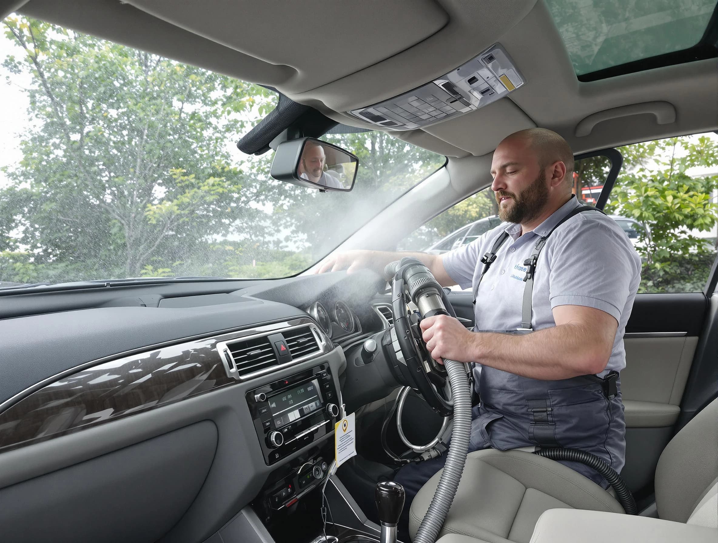 Rio Communities Air Duct Cleaning specialist performing professional car duct cleaning in Rio Communities