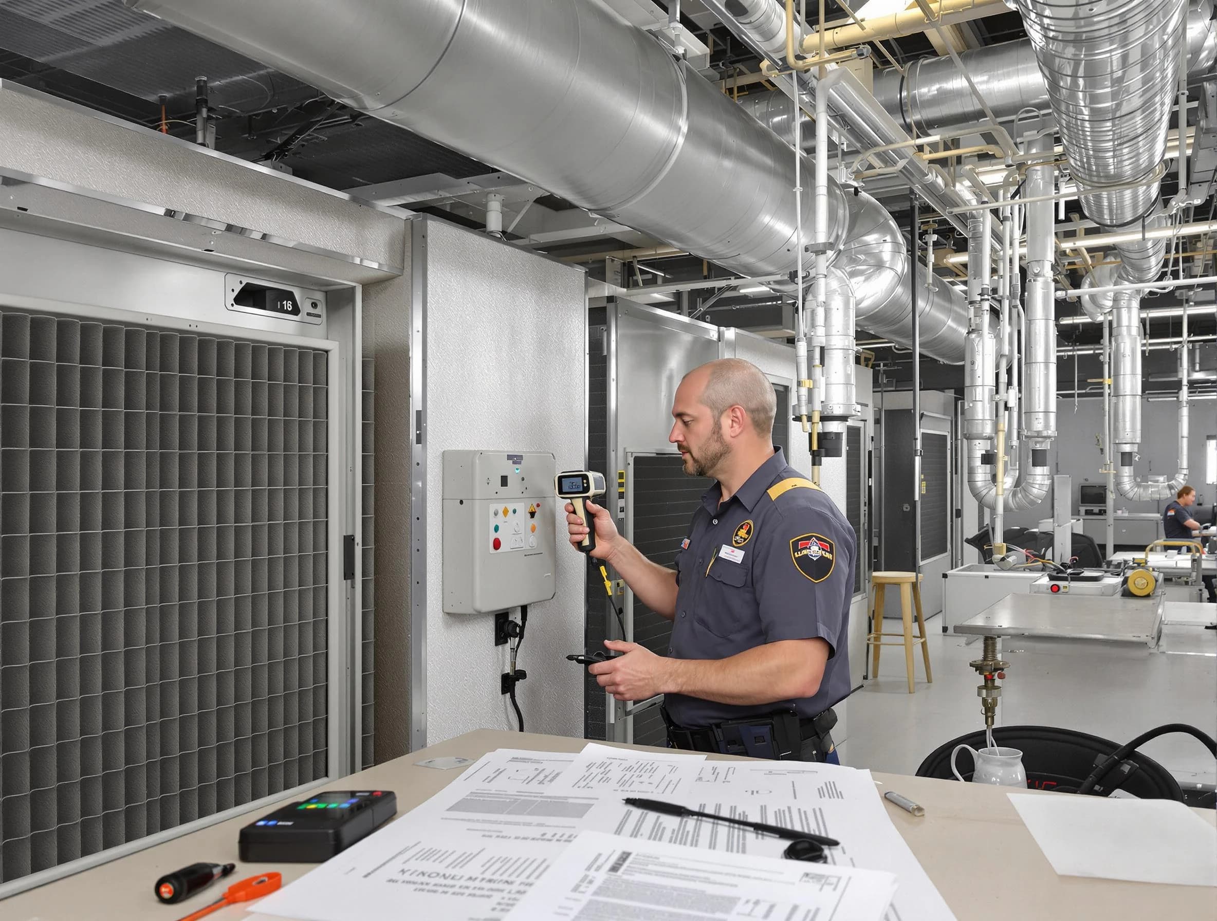 Professional filter system inspection by Rio Communities Air Duct Cleaning in Rio Communities