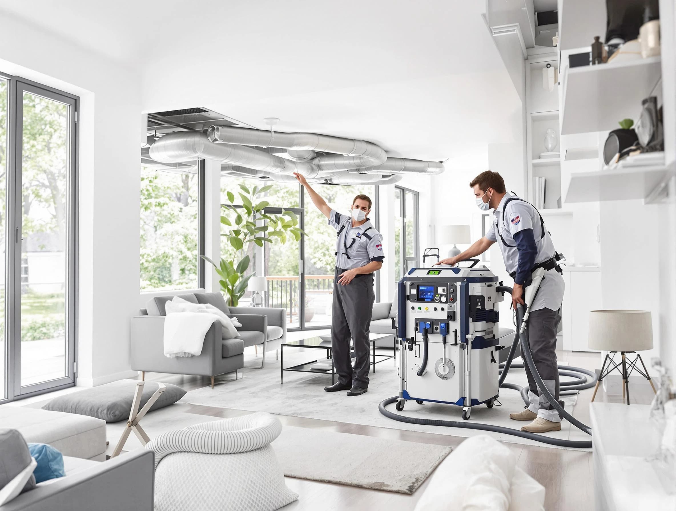 Rio Communities Air Duct Cleaning professional conducting pure air duct cleaning with state-of-the-art equipment in Rio Communities