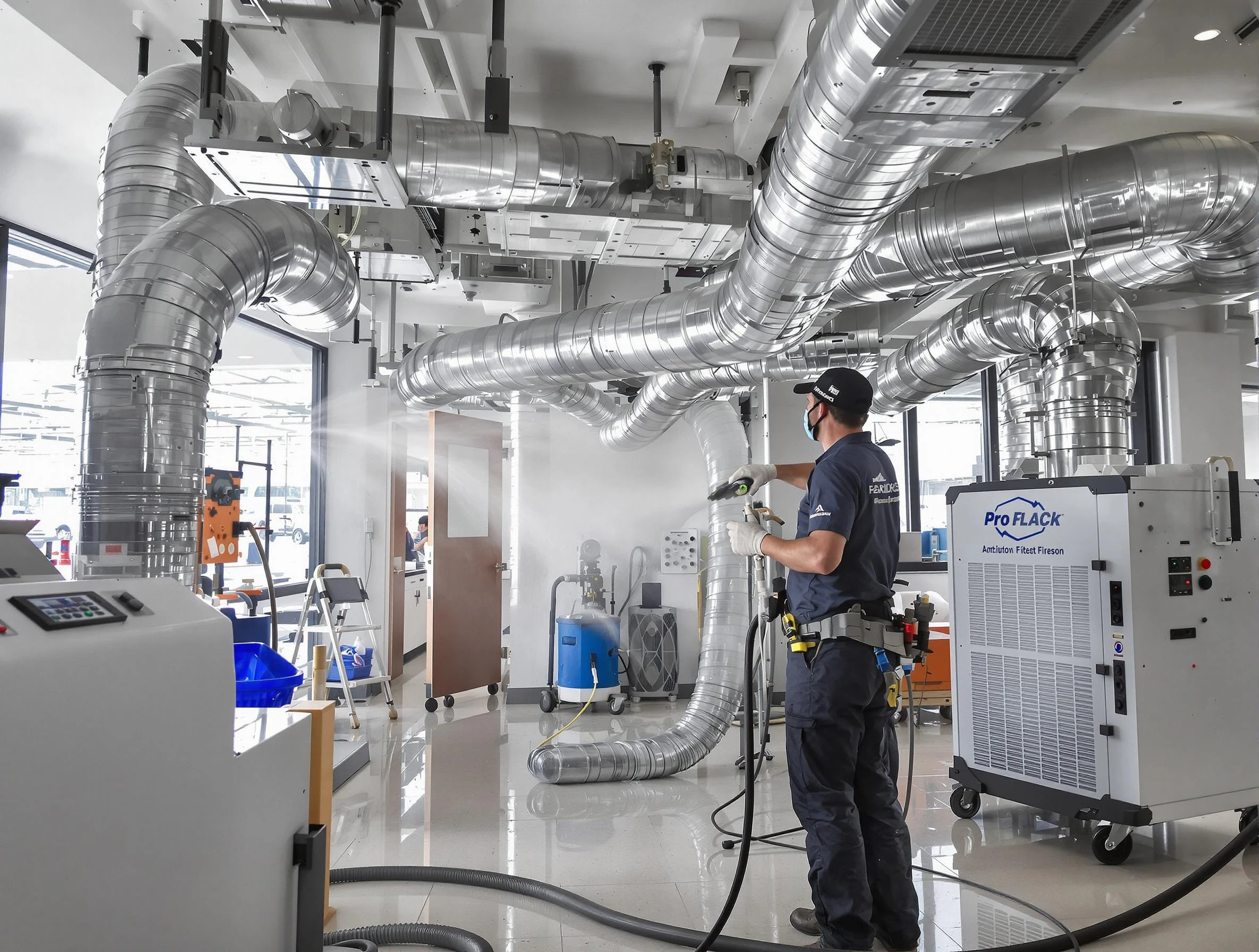 Negative Pressure Air Duct Cleaning in Rio Communities