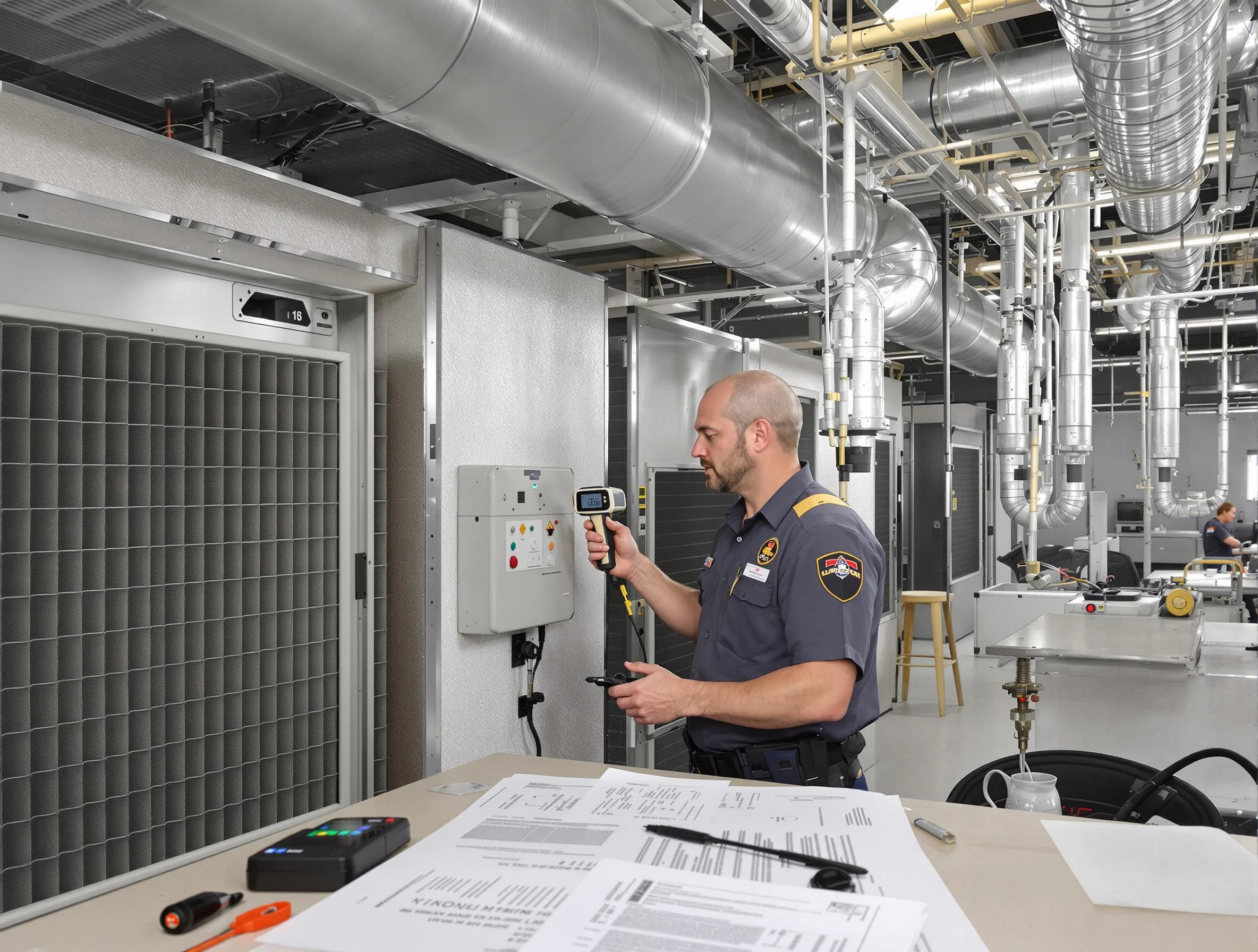 Professional filter system inspection by Rio Communities Air Duct Cleaning in Rio Communities